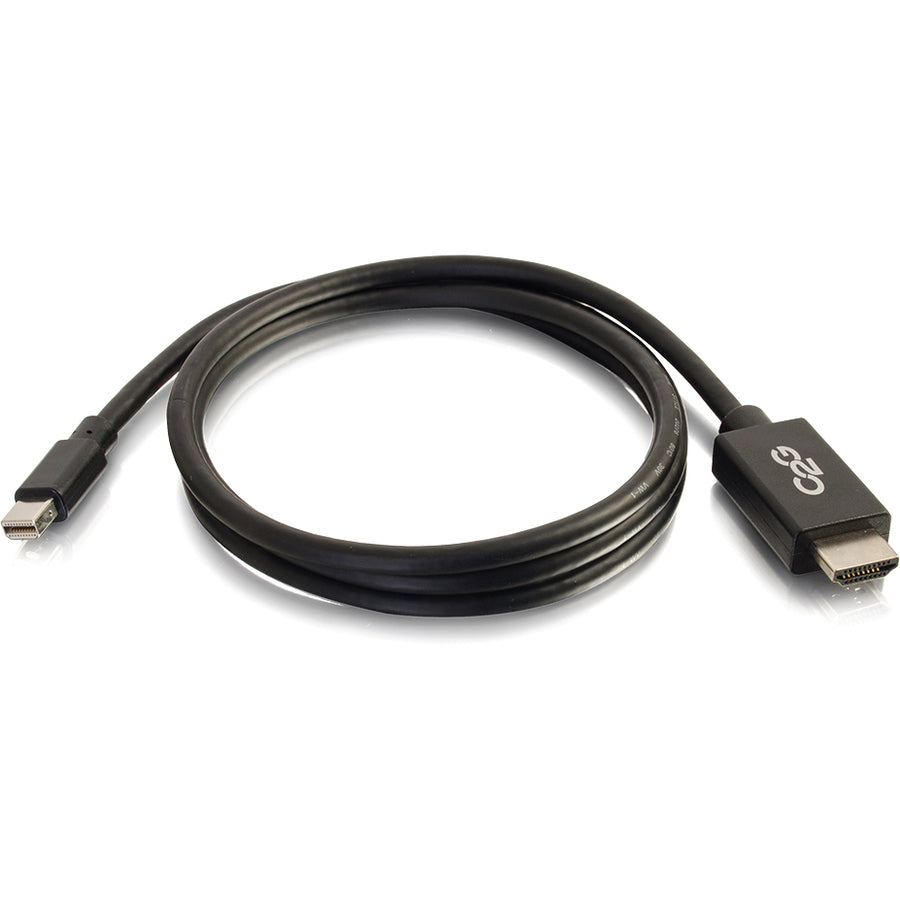 C2G 10ft Mini DisplayPort to HDMI Adapter Cable - Black - TAA — 54422