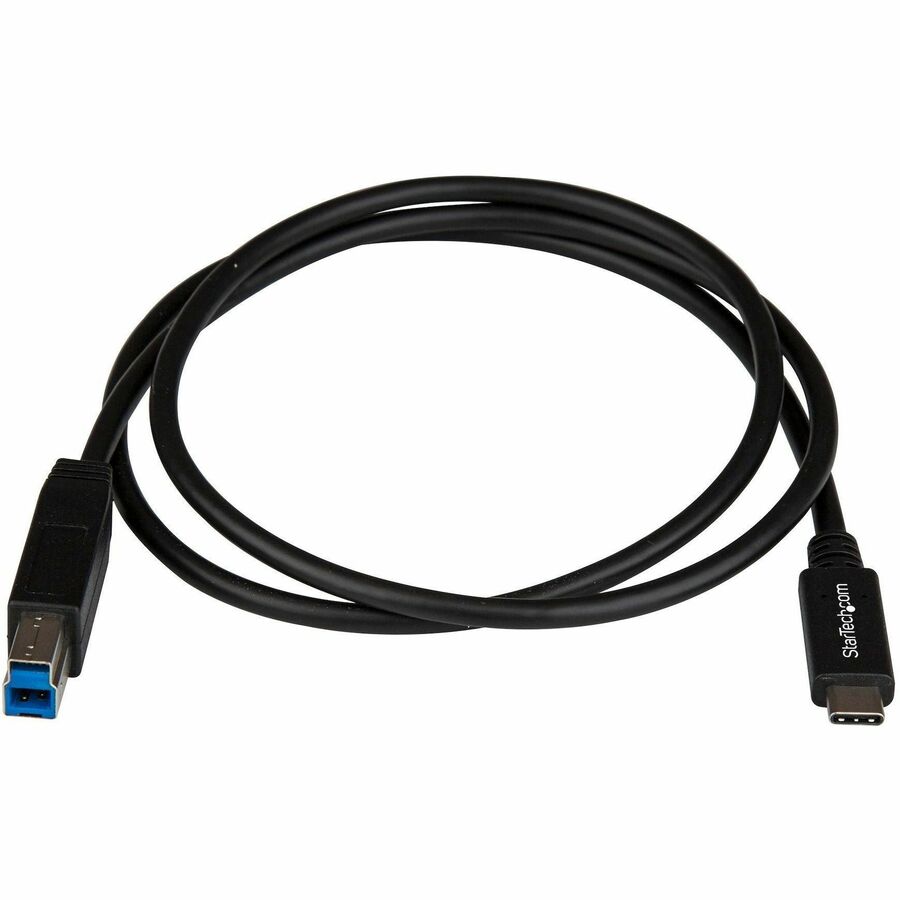 StarTech.com 1m 3 ft USB C to USB B Printer Cable M/M - USB 3.1 (10Gbps) - USB B Cable - USB C to USB B Cable - USB Type C to Type B Cable — USB31CB1M