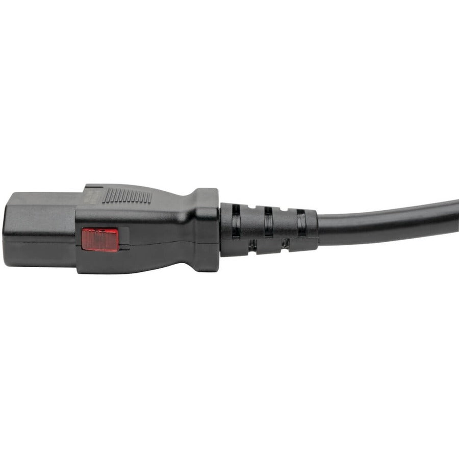 Eaton Tripp Lite Series Power Extension Cord, Locking C13 to C14 PDU Style - 10A, 250V, 18 AWG, 10 ft. (3.05 m) — P004-L10