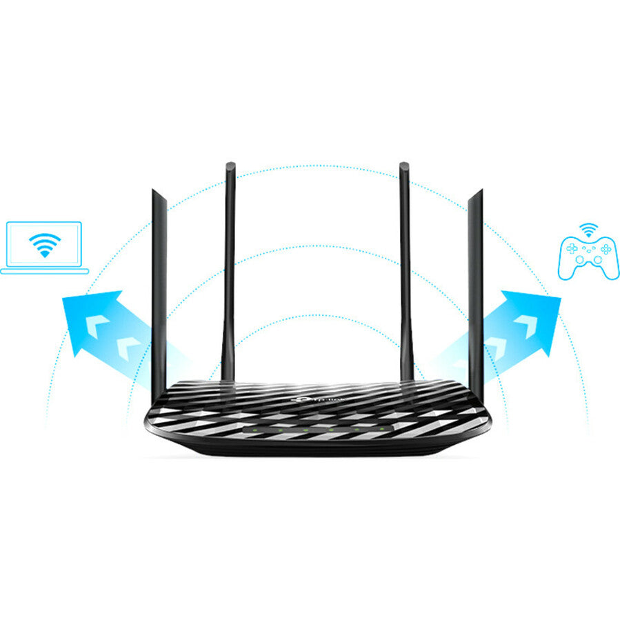 TP-Link Archer A6 Wi-Fi 5 IEEE 802.11ac Ethernet Wireless Router — ARCHER A6