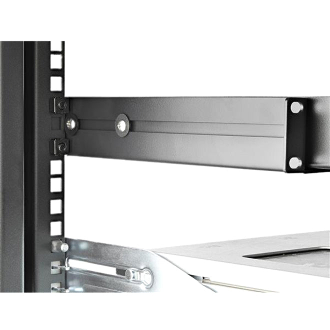 StarTech.com 1U 19" Server Rack Rails 24-36" Adjustable Depth /Universal 4 Post Network/Server/UPS Equipment Mounting Rack Mount Rail Kit — UNIRAILS1UB