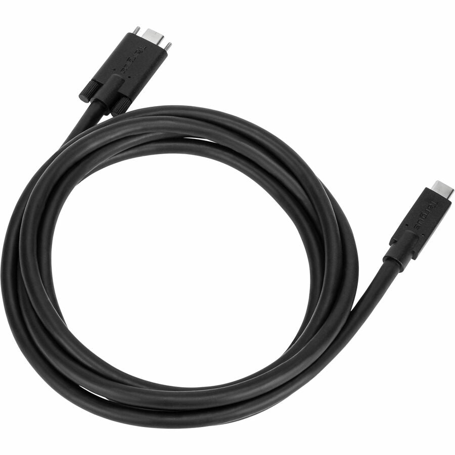 Targus 1.8 Metre USB-C Male to USB-C Male 10Gbps Screw-In Cable — ACC1122GLX