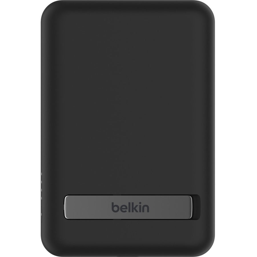 Belkin BoostCharge Magnetic Wireless Power Bank 5K + Stand — BPD004btBK