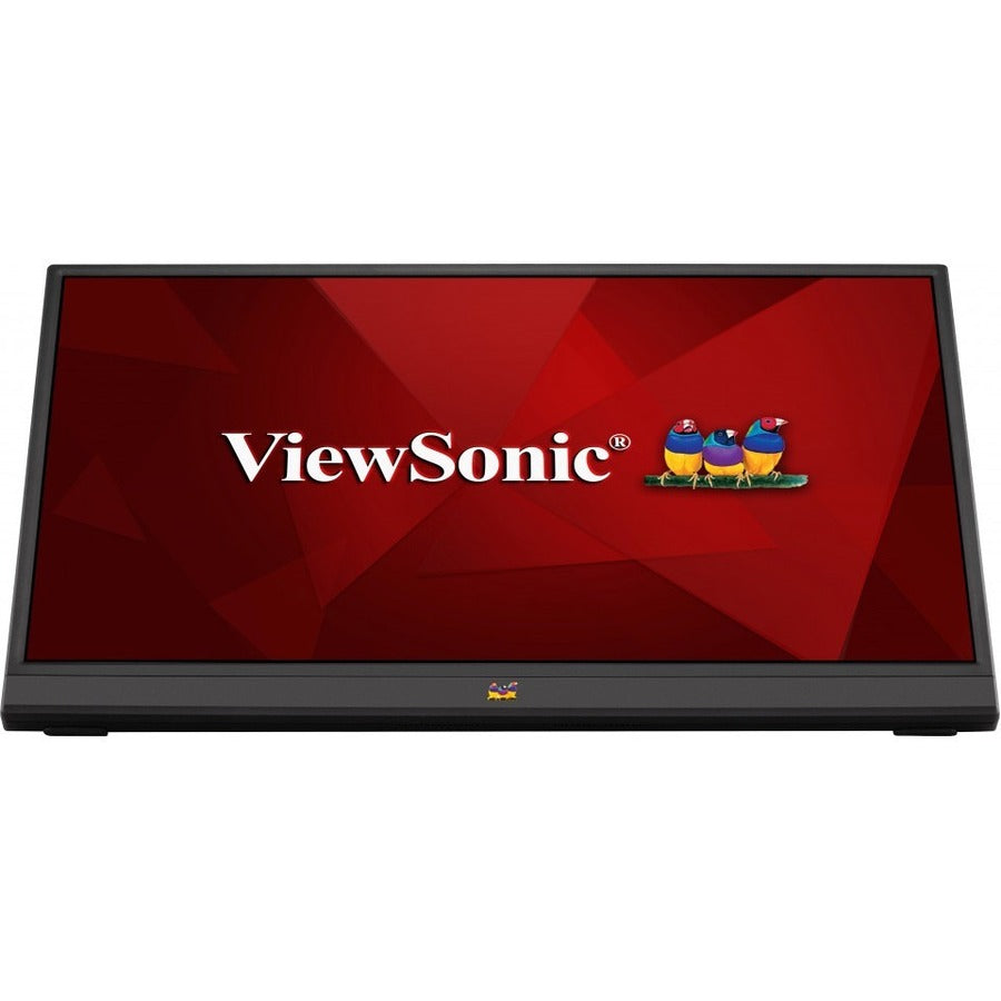 ViewSonic VA1655 15.6 Inch 1080p Portable IPS Monitor with Mobile Ergonomics, USB C, Mini HDMI and a Protective Case for Home and Office — VA1655