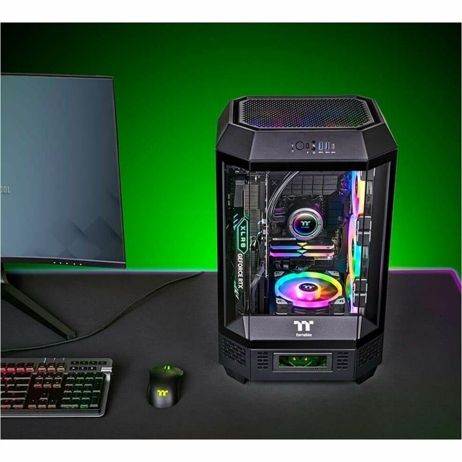 Thermaltake The Tower 300 Micro Tower Chassis — CA-1Y4-00S1WN-00