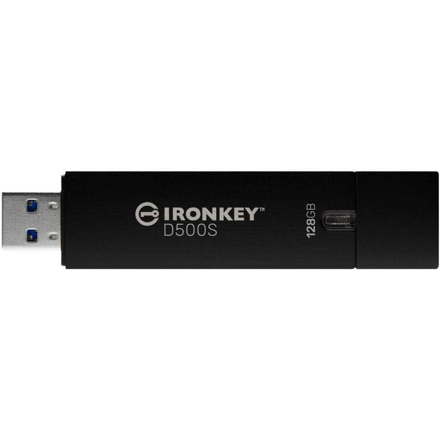 Kingston IronKey D500S 128GB USB 3.2 (Gen 1) Type A Flash Drive — IKD500S/128GB