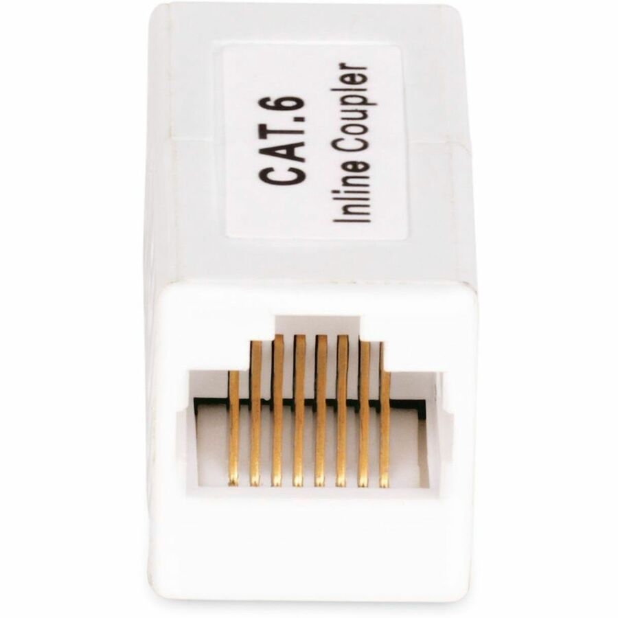 StarTech.com RJ45 Coupler, Inline Cat6 Coupler, Female to Female (F/F) T568 Connector, Unshielded Ethernet Cable Extension — IN-CAT6-COUPLER-U1
