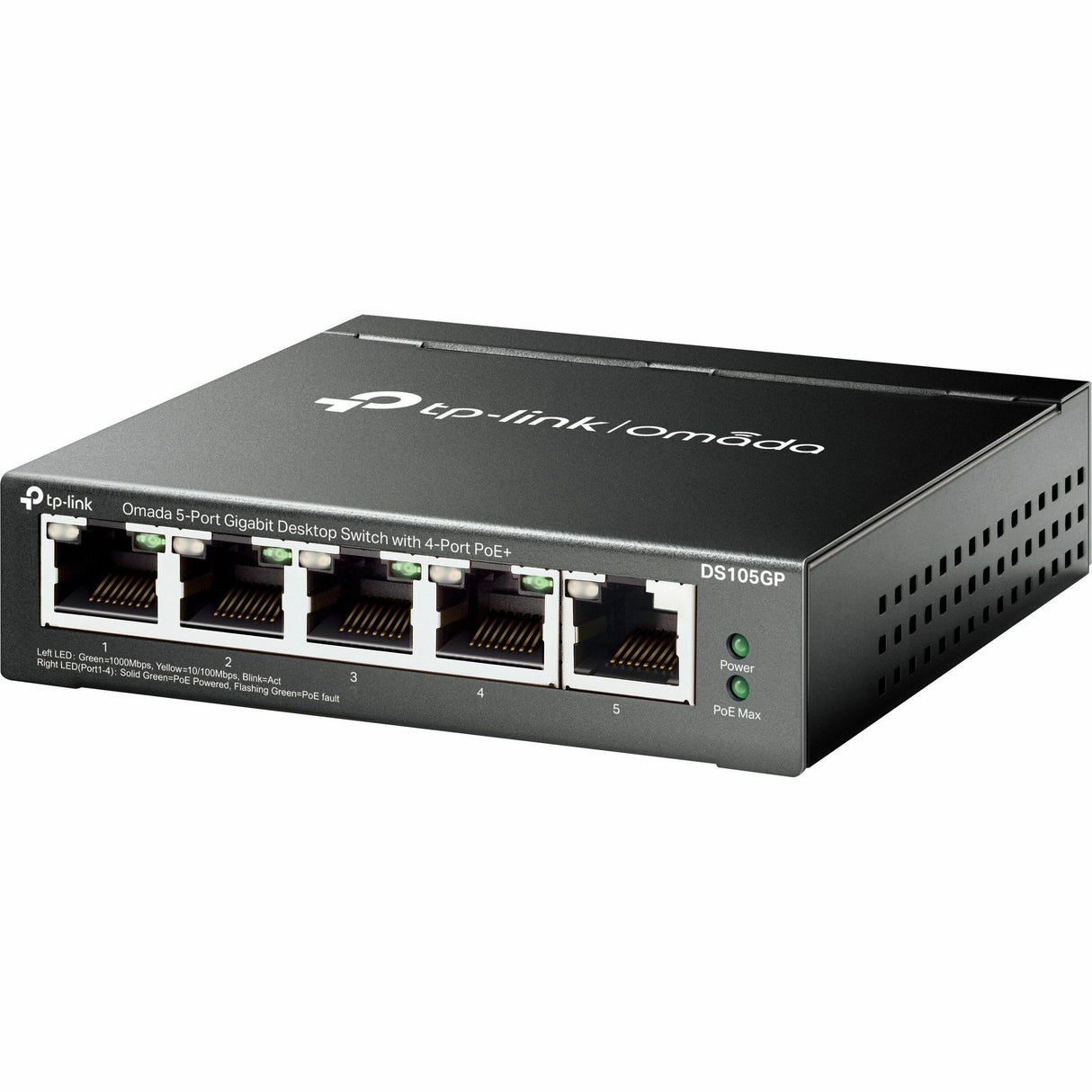 TP-Link Omada DS105GP 5-Ports Unmanaged Ethernet Switch — DS105GP