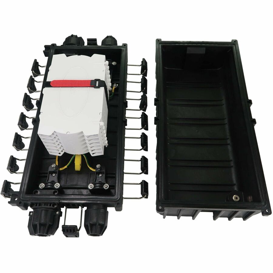 Eaton Tripp Lite Series Fiber Splice Horizontal Enclosure - 6 Splicing Trays, 288 Fiber Capacity, IP68 Rated — N600H-0288-6