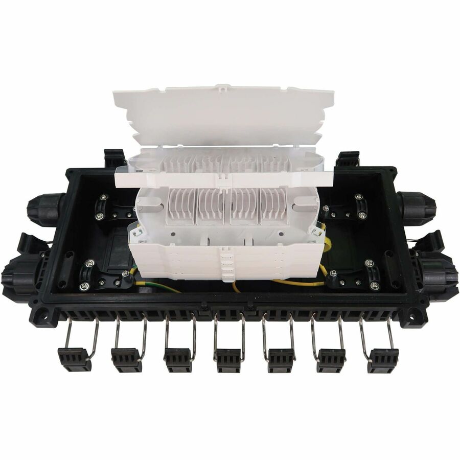 Eaton Tripp Lite Series Fiber Splice Horizontal Enclosure - 6 Splicing Trays, 288 Fiber Capacity, IP68 Rated — N600H-0288-6