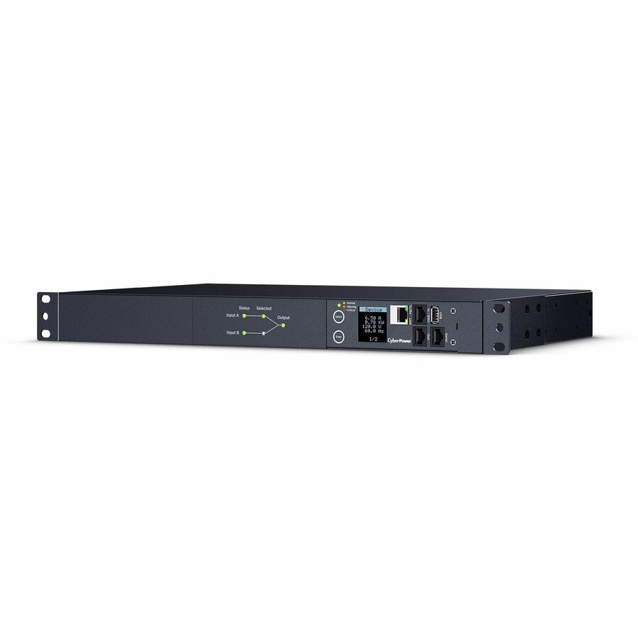 CyberPower PDU44002 Single Phase 100 - 120 VAC 20A Switched ATS PDU — PDU44002