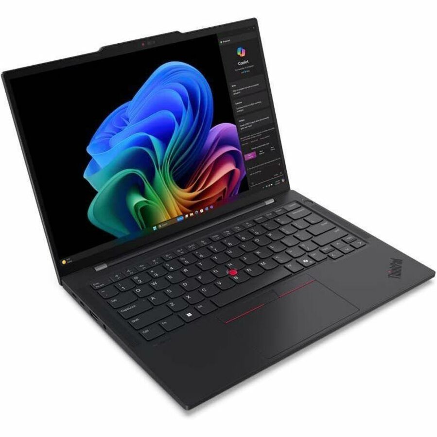 Lenovo ThinkPad T14s Gen 6 21N10000US 14" Copilot+ PC Notebook - WUXGA - Qualcomm Snapdragon X Elite X1E-78-100 - 32 GB - 1 TB SSD - English Keyboard - Black — 21N10000US