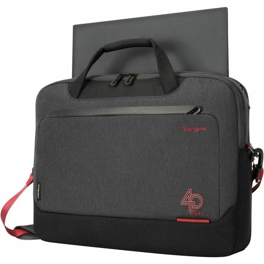 Targus Cypress EcoSmart TBT93904GL Carrying Case (Briefcase) for 15" to 15.6" Notebook, Workstation, ID Card, Cell Phone, Luggage - Gray — TBT93904GL