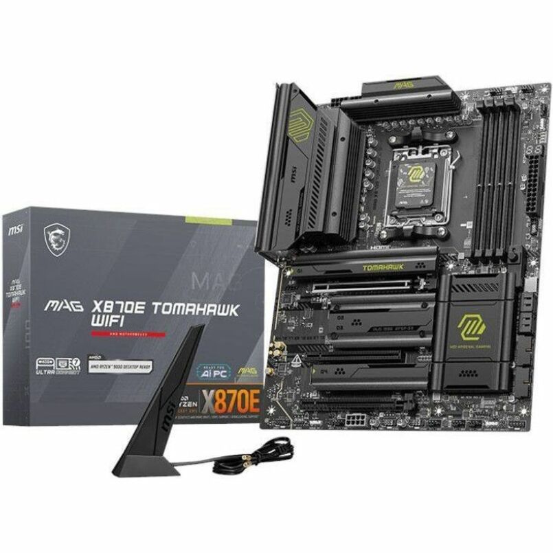 MSI MAG X870E TOMAHAWK WIFI Gaming Desktop Motherboard - AMD X870E Chipset - Socket AM5 - ATX — X870ETMAHAWKWIFI