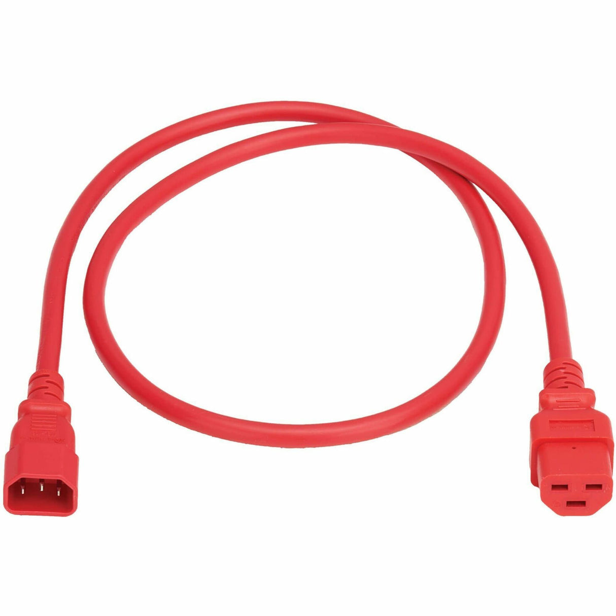 Eaton Tripp Lite Series Power Cord, C14 to C21 - Heavy-Duty, 15A, 250V, 14 AWG, 2 ft. (0.6 m), Red — P037-002-ARD