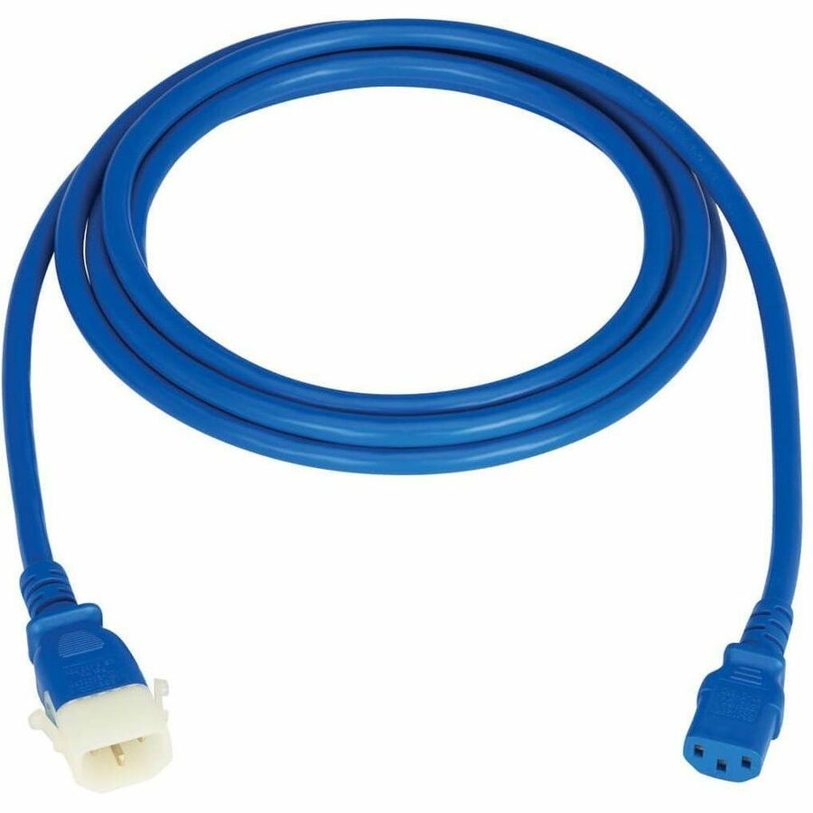 Eaton Tripp Lite Series PDU Power Cords, C13 to P-Lock C14 - Heavy-Duty, 15A, 250V, 14 AWG, 10 ft. (3.1 m), Blue, 6 Pack — P005-E10-ABL-6