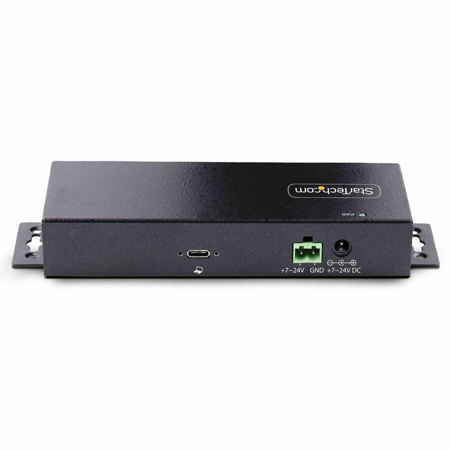 StarTech.com 7-Port Industrial USB 10Gbps Hub with Power Adapter, Mountable, 5x USB-A and 2x USB-C Downstream Ports, ESD Protection, TAA — HB31C5A2CME