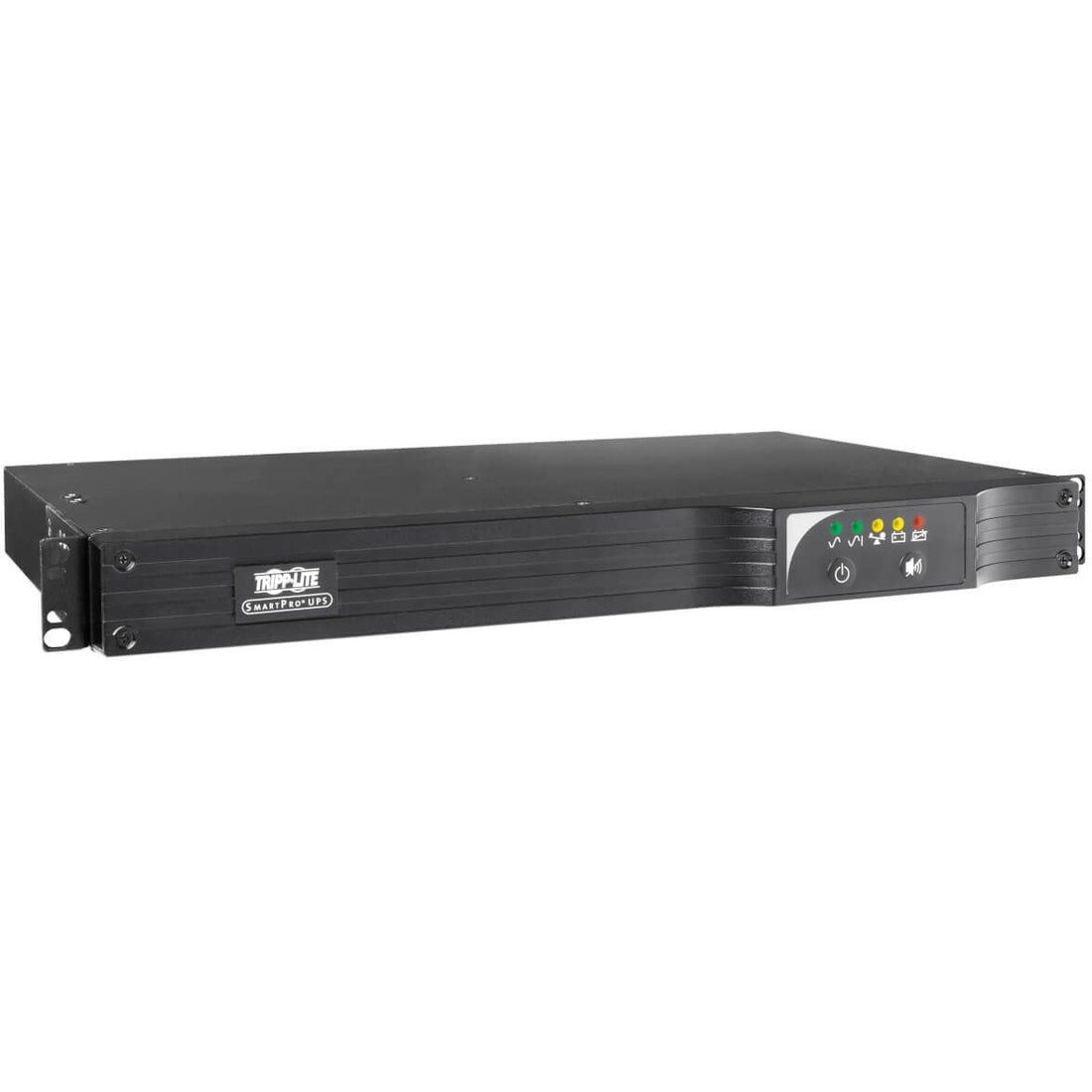 Eaton Tripp Lite Series 500VA 300W 120V Line-Interactive UPS - 6 NEMA 5-15R Outlets, USB, DB9, Network Card Option, 1U Rack/Tower — SMART500RT1U