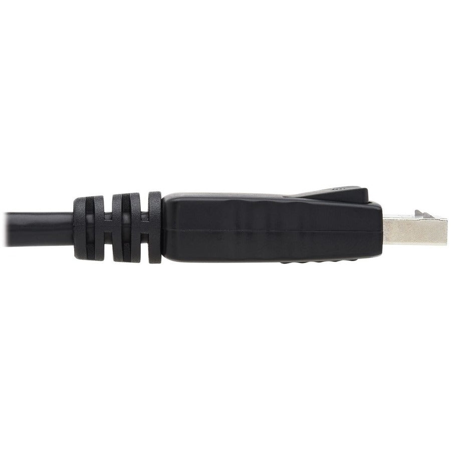 Eaton Tripp Lite Series DisplayPort Cable with Latching Connectors, 4K 60 Hz (M/M), Black, 6 ft. (1.83 m) — P580-006
