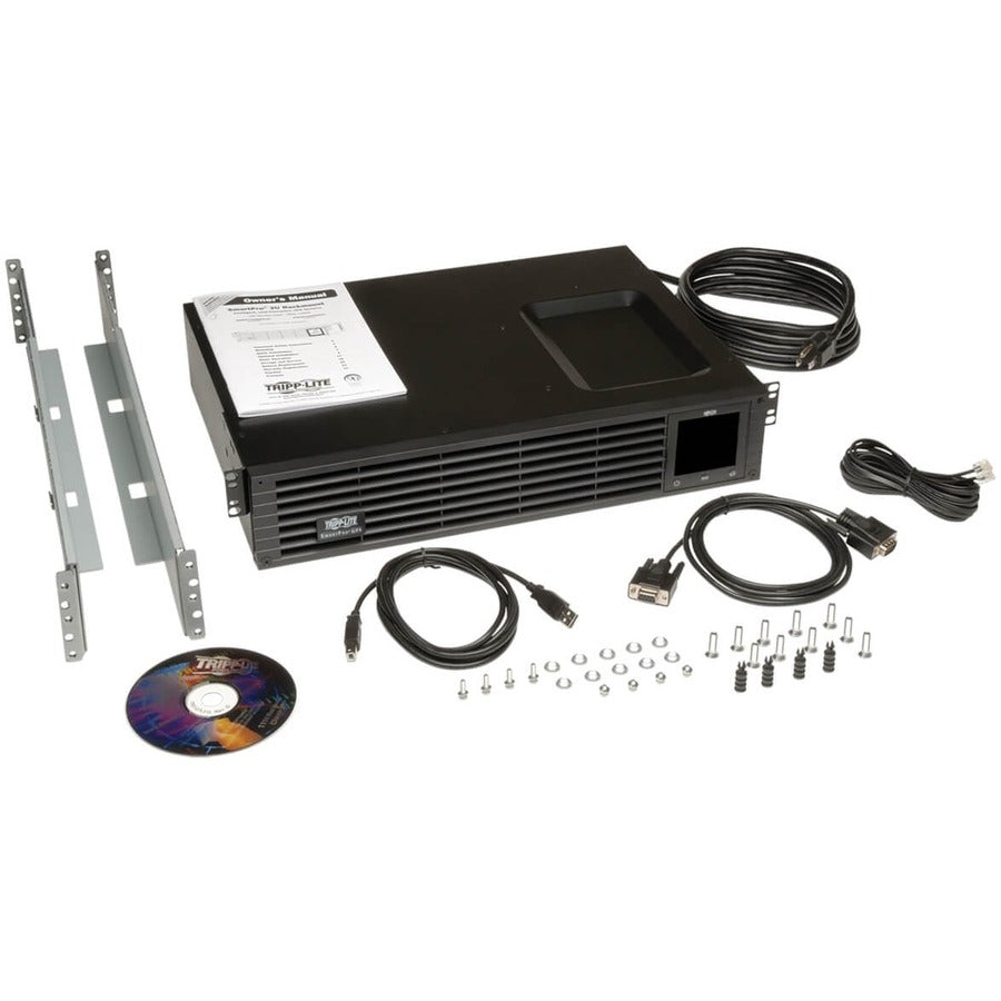 Eaton Tripp Lite Series SmartPro 120V 1kVA 800W Line-Interactive Sine Wave UPS, 2U Rack/Tower, Network Card Options, LCD, USB, DB9, 6 Outlets — SMART1000RM2U