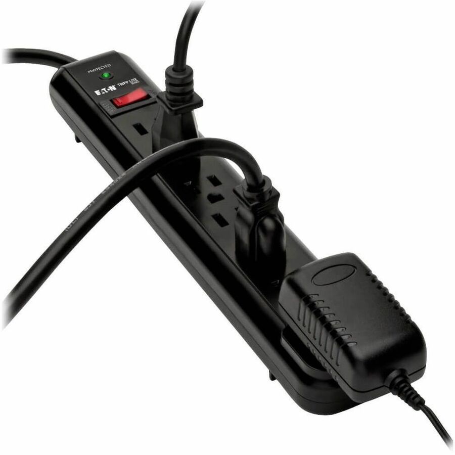Eaton Tripp Lite Series Protect It! 7-Outlet Surge Protector, 12 ft. Cord, 1080 Joules, Diagnostic LED, Black Housing — TLP712B