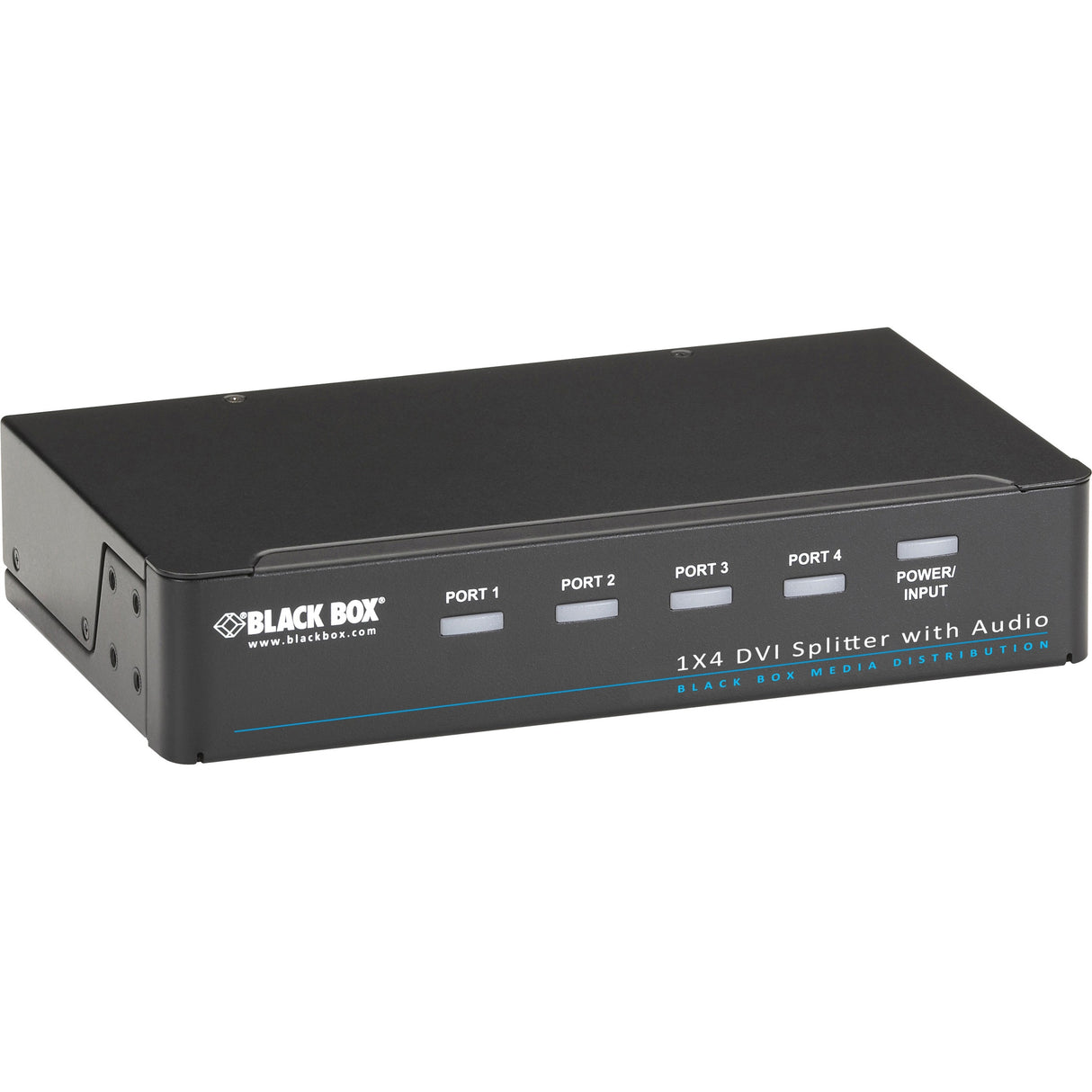 Black Box DVI-D Splitter with Audio and HDCP, 1 x 4 — AVSP-DVI1X4