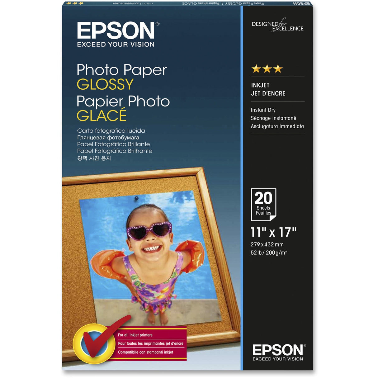 Epson Glossy Finish Photo Paper — S041156