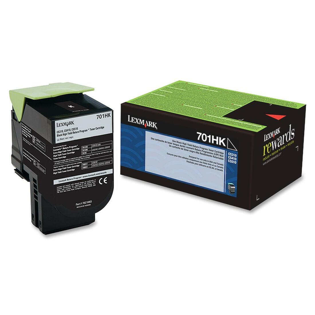 Lexmark Unison 701HK Toner Cartridge — 70C1HK0