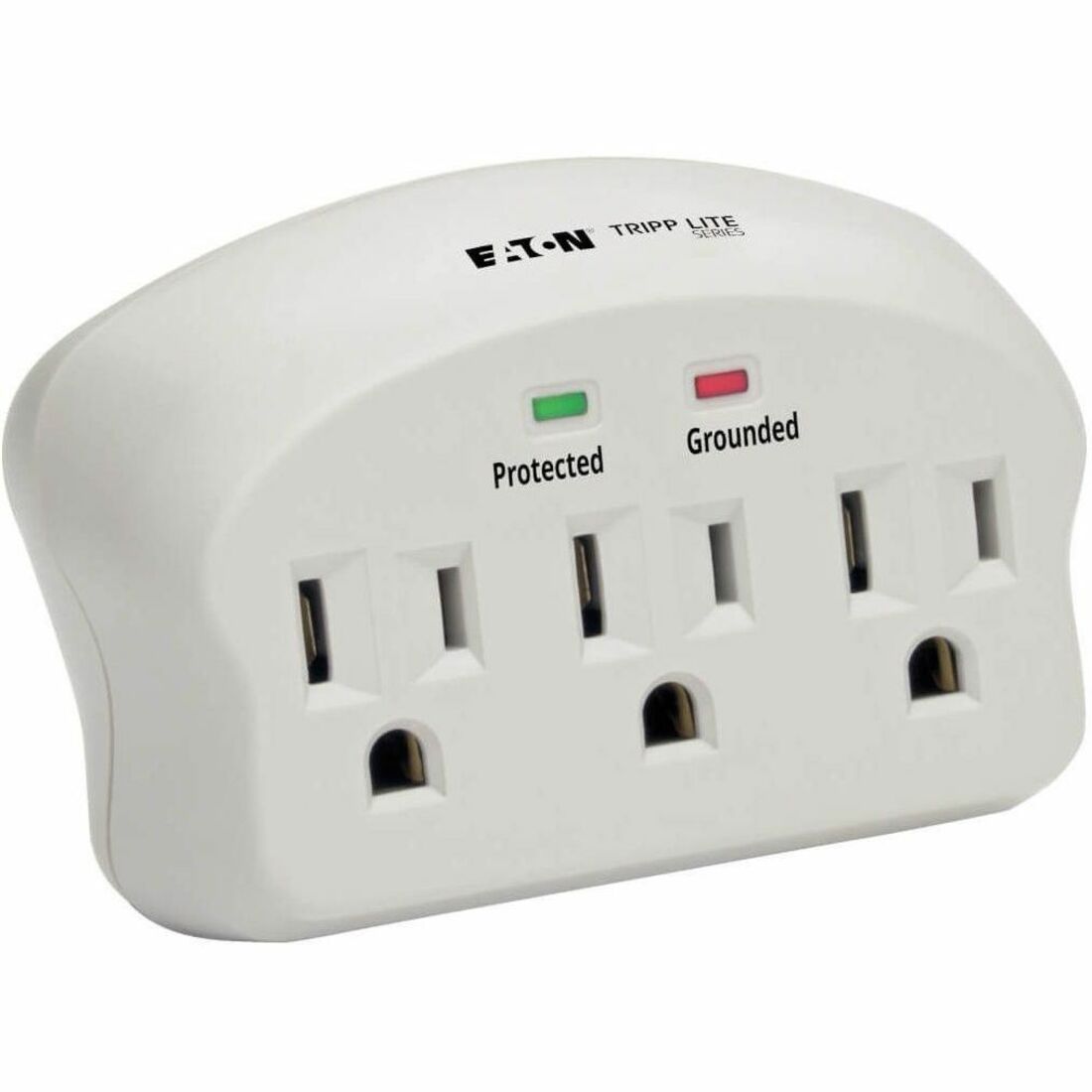 Eaton Tripp Lite Series Protect It! 3-Outlet Surge Protector, Direct Plug-In, 660 Joules, 2 Diagnostic LEDs — SK3-0