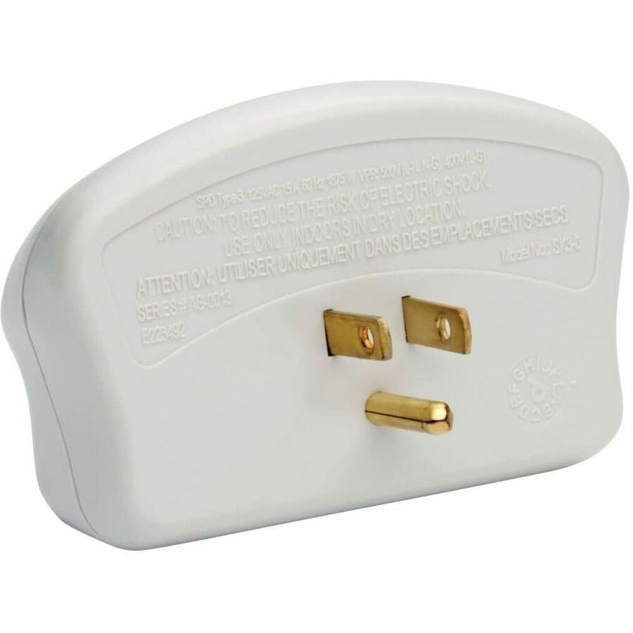 Eaton Tripp Lite Series Protect It! 3-Outlet Surge Protector, Direct Plug-In, 660 Joules, 2 Diagnostic LEDs — SK3-0