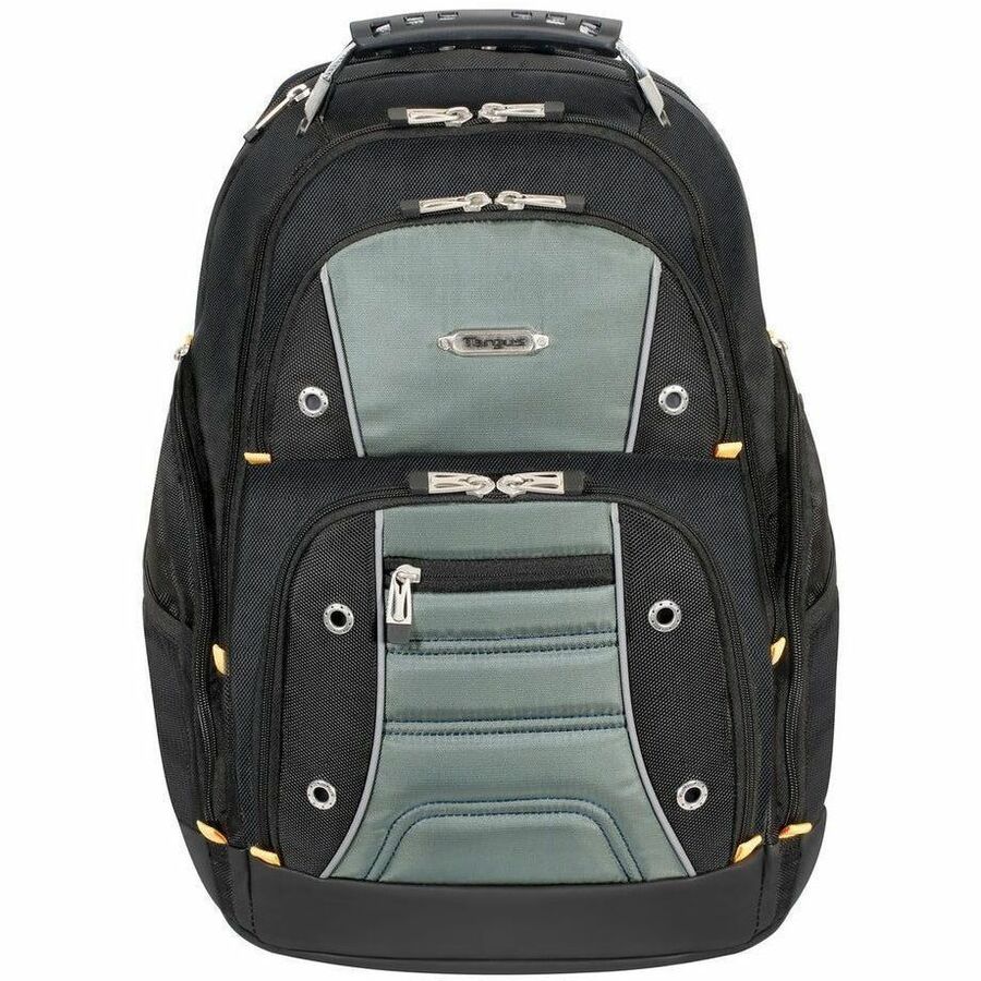 Targus Drifter II TSB239US Carrying Case Rugged (Backpack) for 17" Notebook - Black/Gray - TAA Compliant — TSB239US