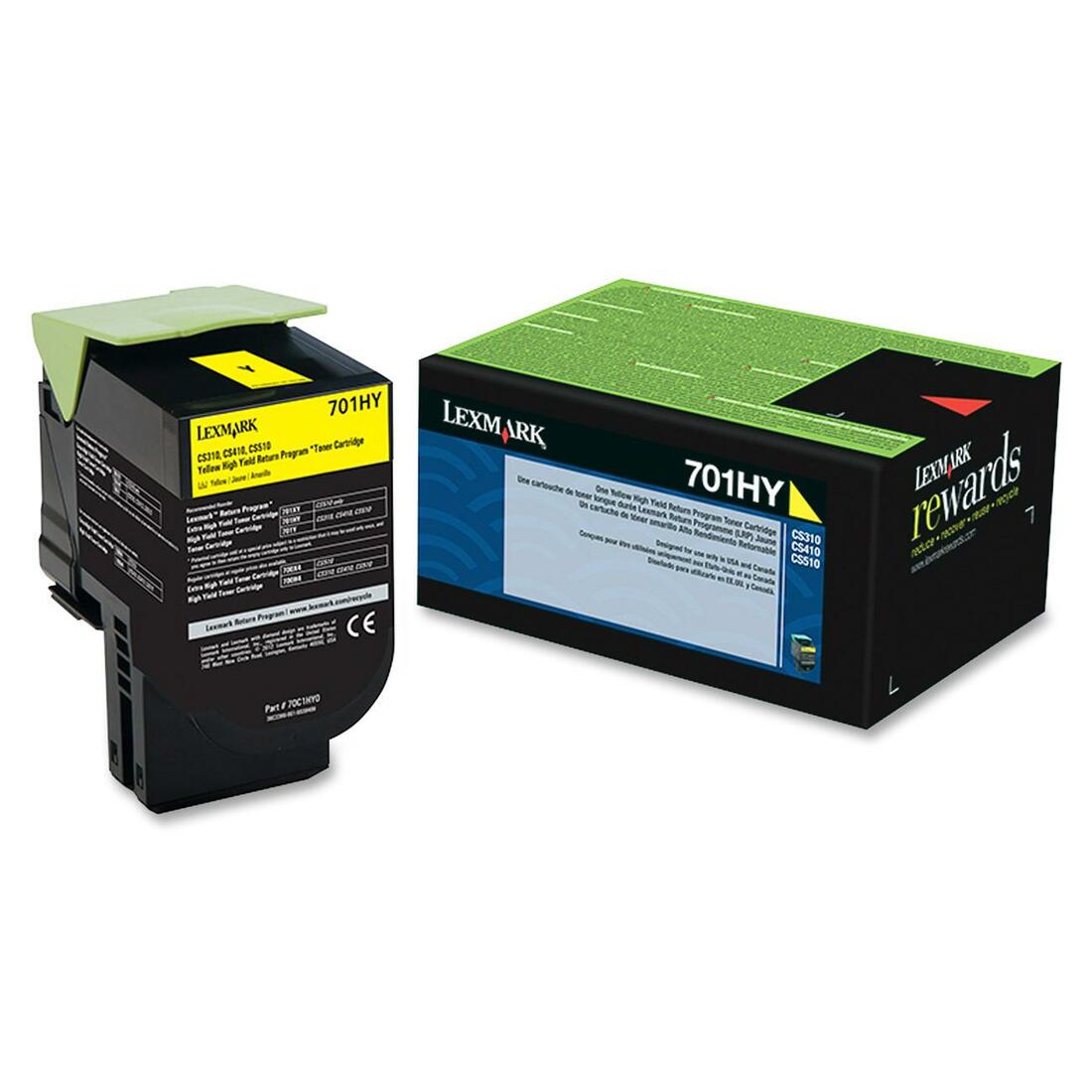 Lexmark Unison 701HY Toner Cartridge — 70C1HY0