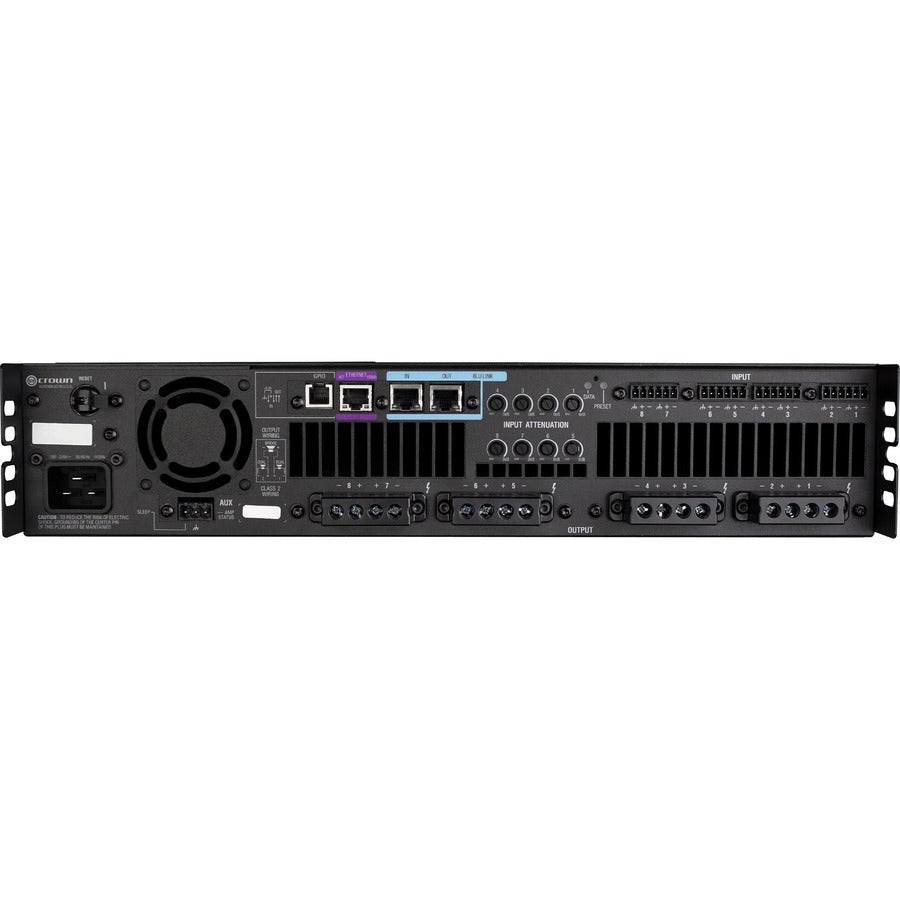 Crown DriveCore Install 8|600N Amplifier - 600 W RMS - 8 Channel - Black — DCI8X600N-U-USFX