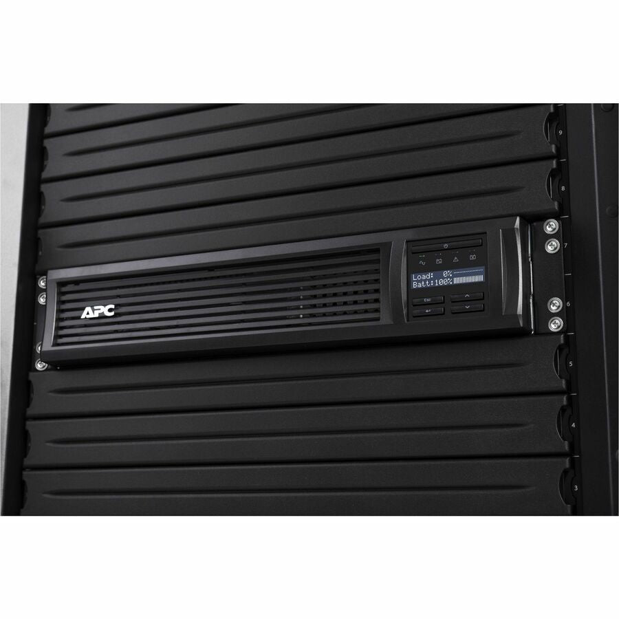 APC Smart-UPS, Line Interactive, 1500VA, Rackmount 2U, 120V, 6x NEMA 5-15R outlets, SmartConnect Port+SmartSlot, AVR, LCD — SMT1500RM2UC