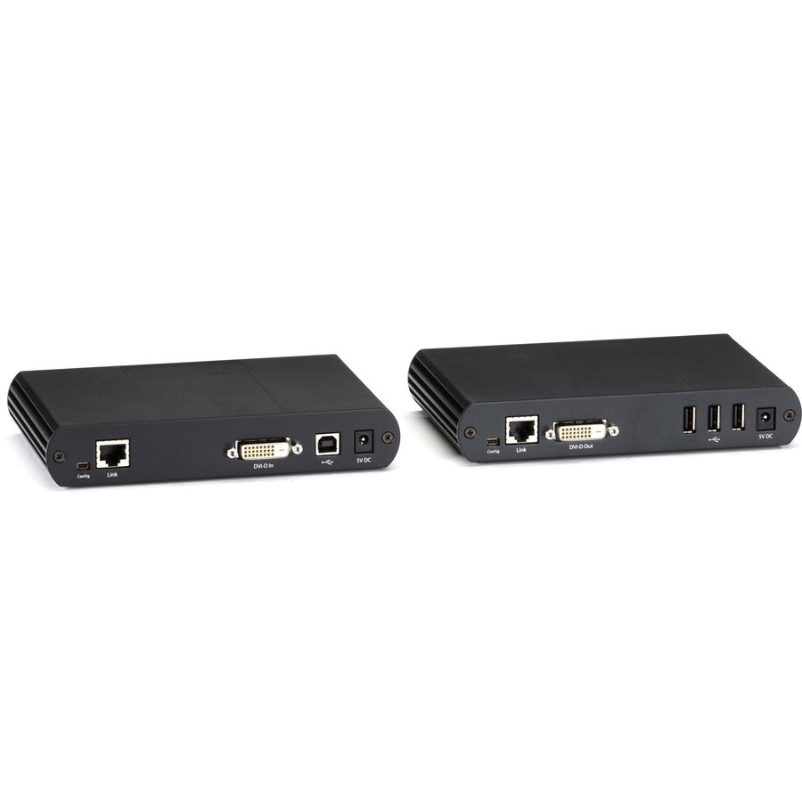 Black Box KVM Extender - DVI-D, USB 2.0, Single-Access, CATx — ACU1500A-R3
