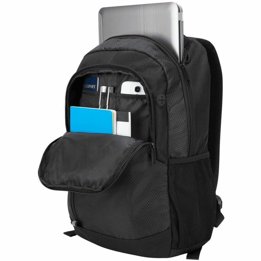Targus Sport TSB89104US Carrying Case (Backpack) for 15.6" to 16" Notebook - Black - TAA Compliant — TSB89104US