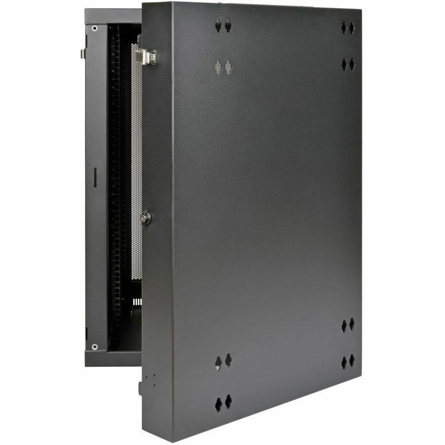 Eaton Tripp Lite Series SmartRack 18U UPS-Depth Wall-Mount Half-Height Rack Enclosure, Hinged Back — SRW18USDP