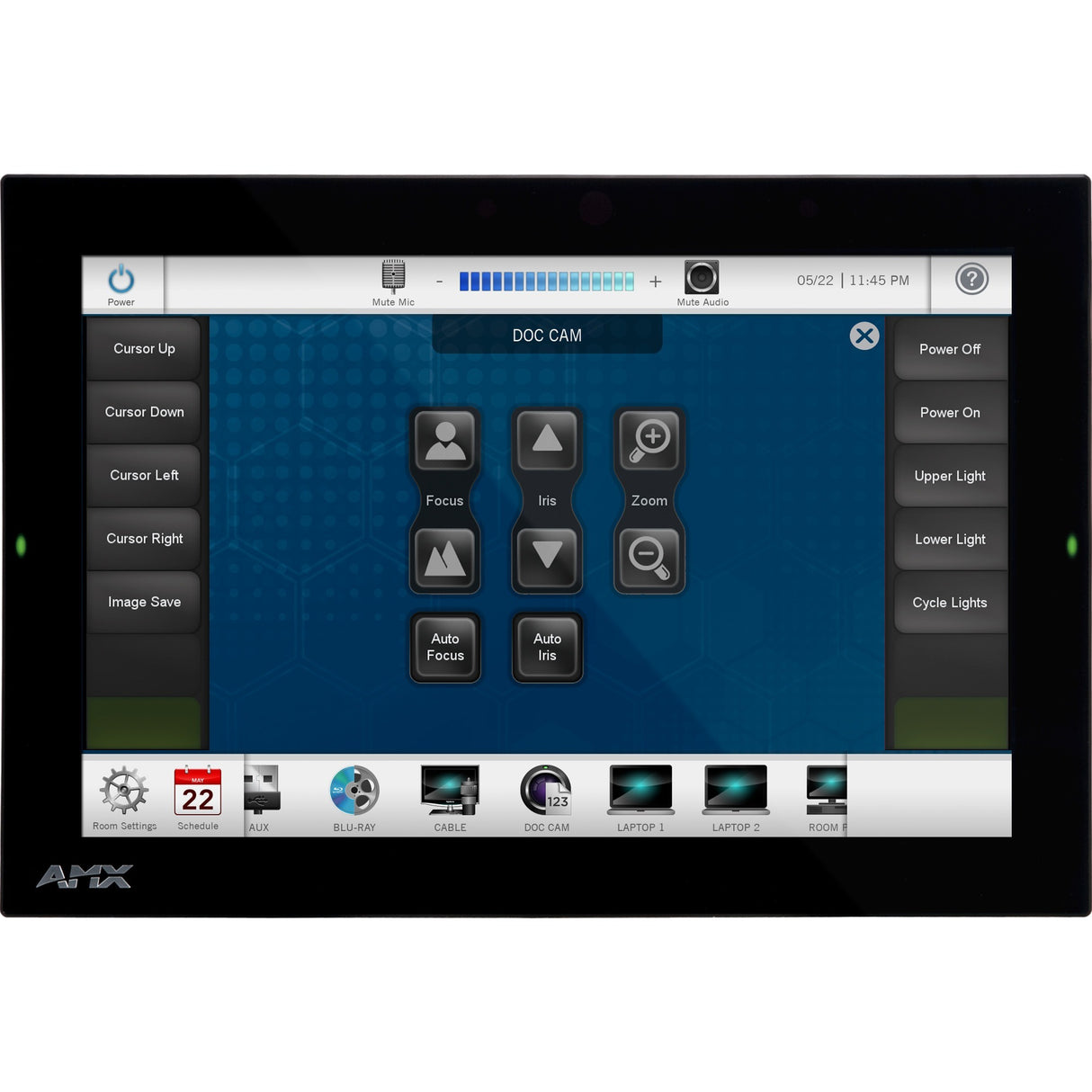 AMX 10.1" Modero G5 Wall Mount Touch Panel — FG5969-49BL