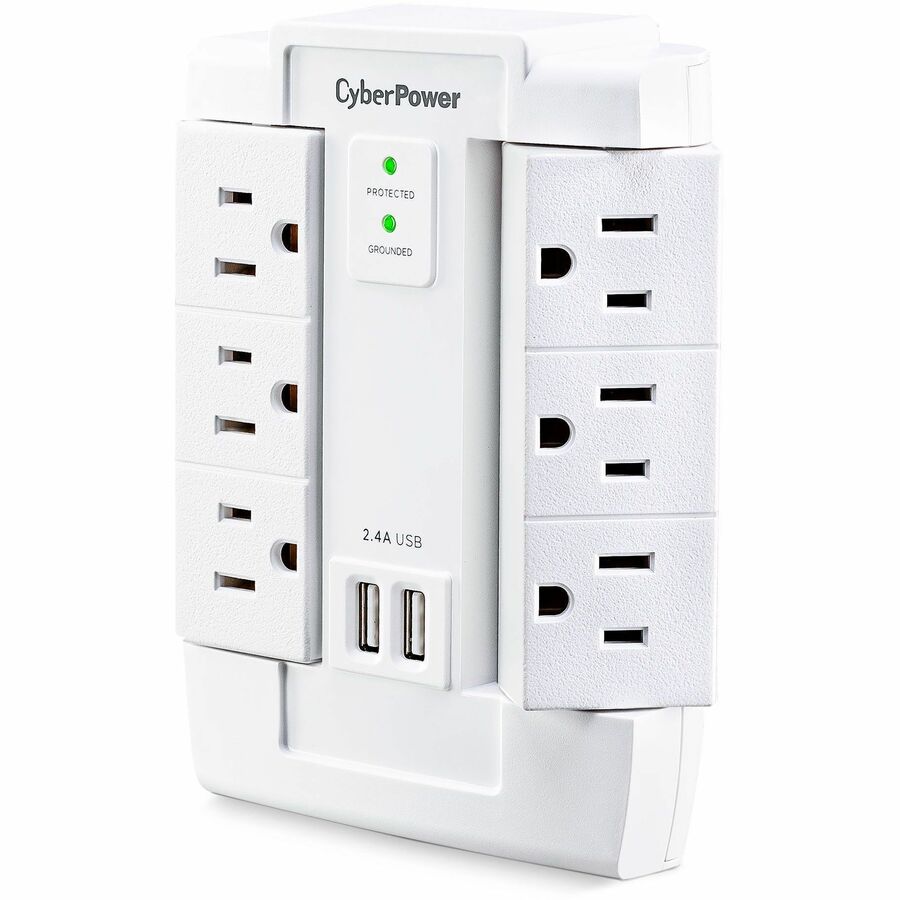 CyberPower CSP600WSURC2 Professional 6 - Outlet Surge with 1200 J — CSP600WSURC2