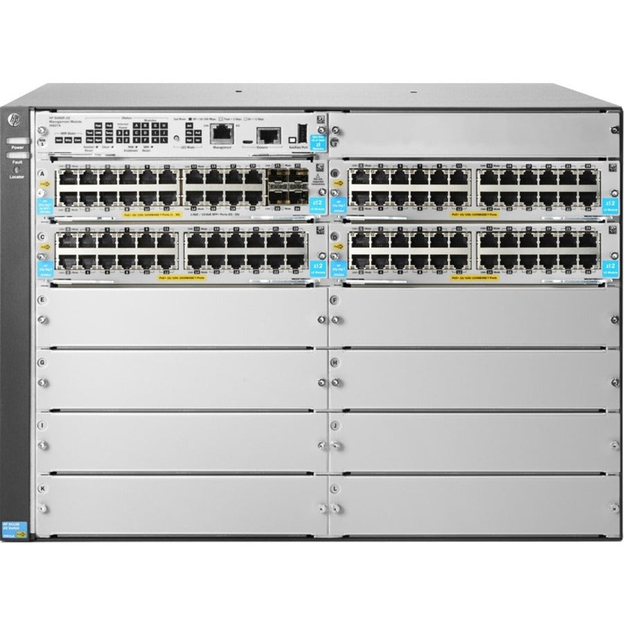 HPE 5412R 92GT PoE+/4SFP+ (No PSU) v3 zl2 Switch — JL001A
