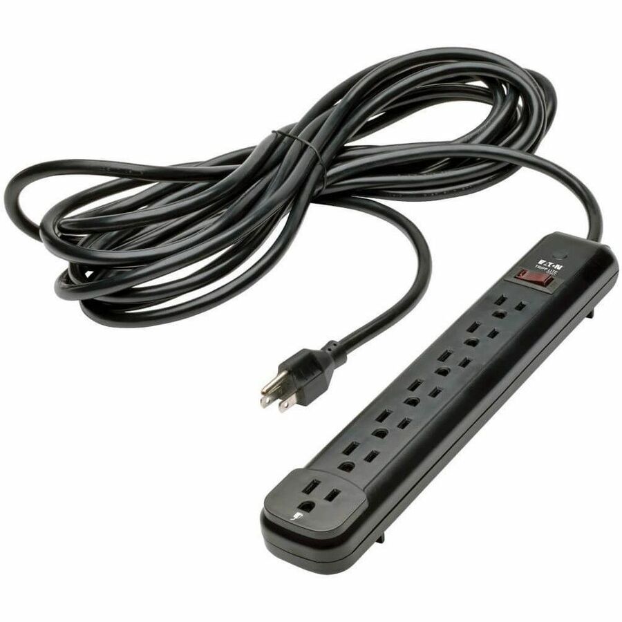 Eaton Tripp Lite Series Power It! 7-Outlet Power Strip, 25 ft. (7.62 m) Cord, Black Housing — PS725B