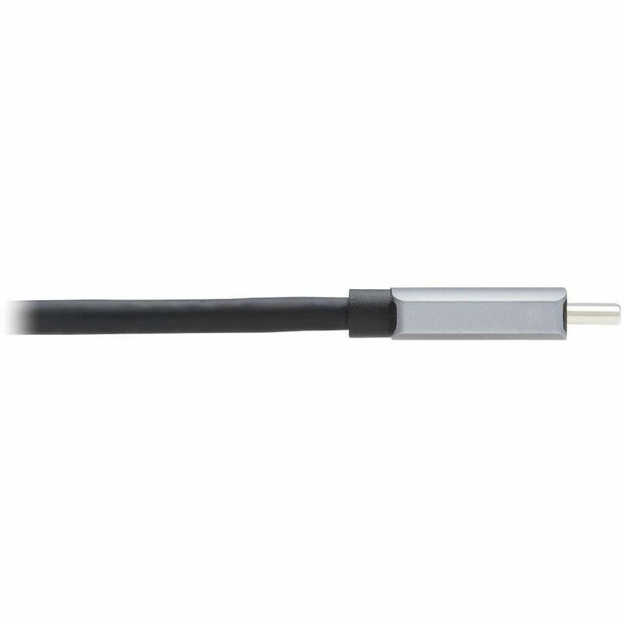 Eaton Tripp Lite Series USB-C to DisplayPort 1.4 Active Adapter Cable (M/M), UHD 8K/30 Hz or 4K/144 Hz, Black/Silver, 6 ft. (1.8 m) — U444-006-DP8SE