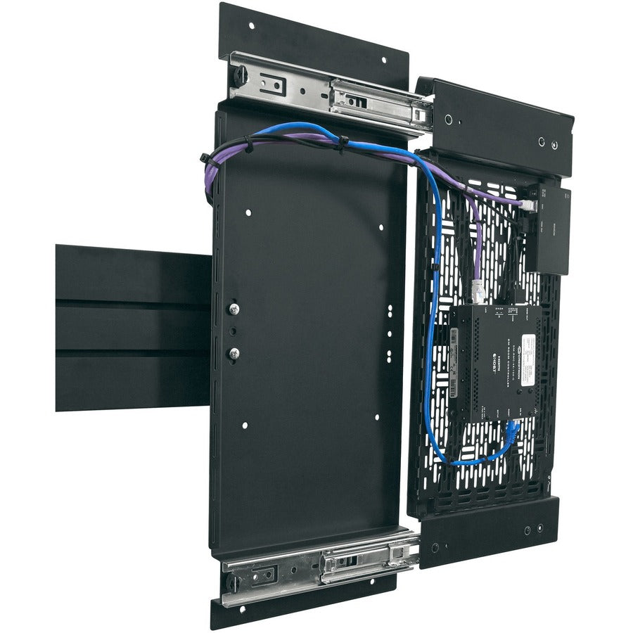 Chief Proximity Component Storage Slide-Lock Panel for AV Systems - Black — CSSLP15X10