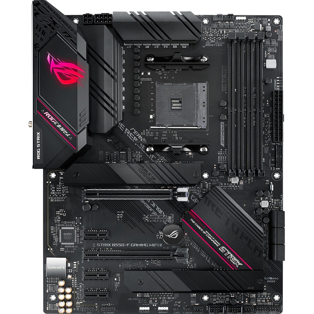 Asus ROG Strix STRIX B550-F GAMING WIFI II Gaming Desktop Motherboard - AMD B550 Chipset - Socket AM4 - ATX — ROGSTRIXB550FGAMINGWIFIII