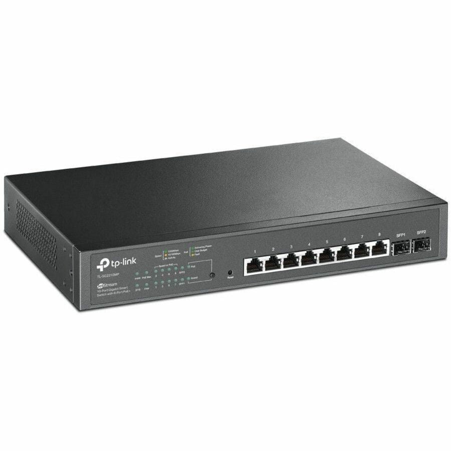 TP-Link JetStream 10-Port Gigabit Smart Switch with 8-Port PoE+ — SG2210MP