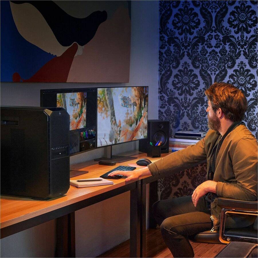 HP Z6 G5 A Workstation - 1 Ryzen Threadripper PRO 7945WX - 16 GB - 512 GB SSD - Tower - Black - Smart Buy — 9J2K3UT#ABA