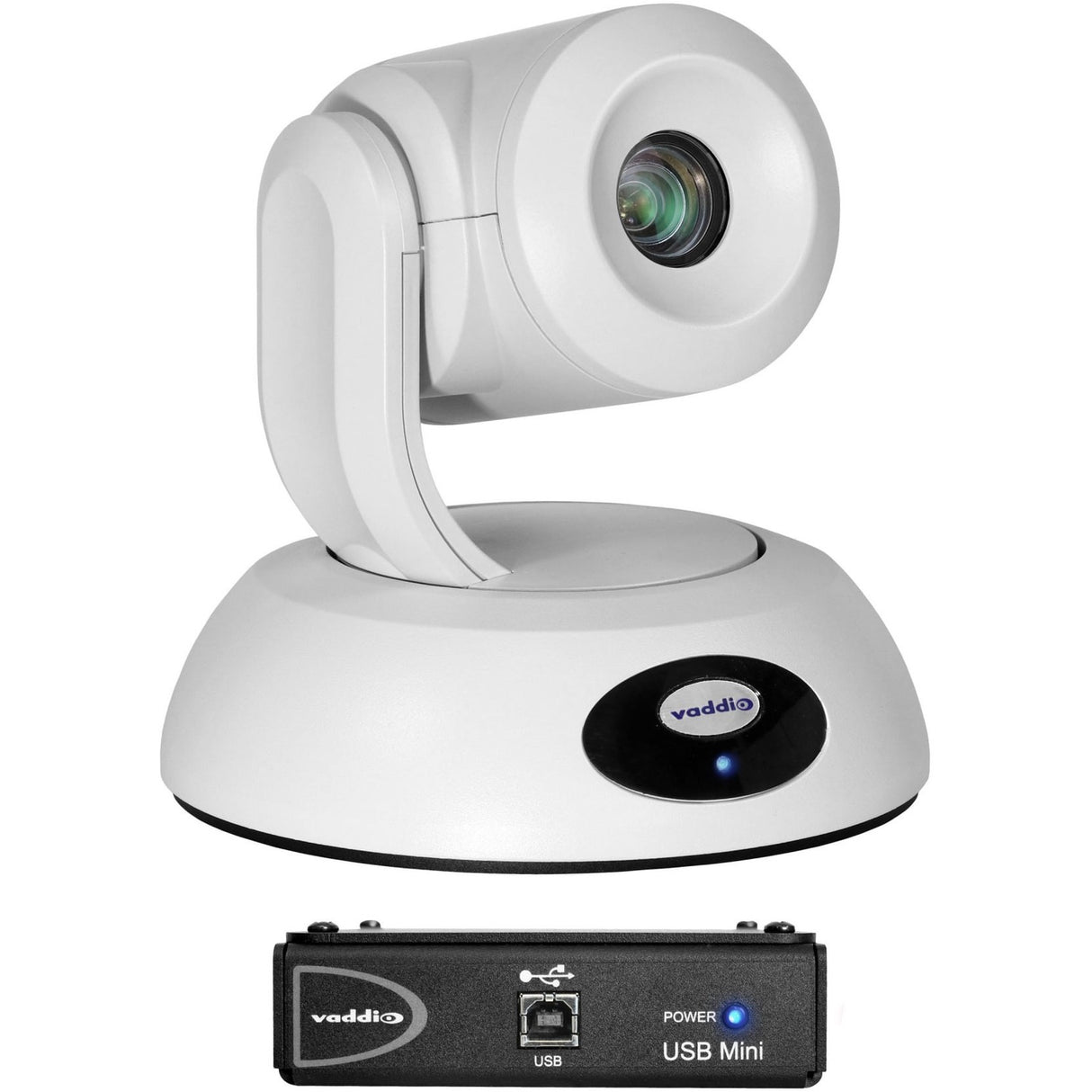 Vaddio RoboSHOT 12E QMini System - Includes PTZ Camera - White — 999-99010-000W