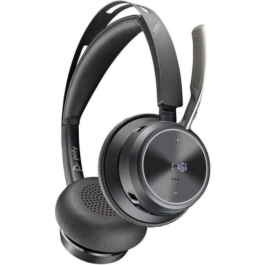 Poly Voyager Focus 2 Microsoft Teams Certified USBC-C Headset + USB-C/A Adapter TAA — 9T9K0AA#AC3
