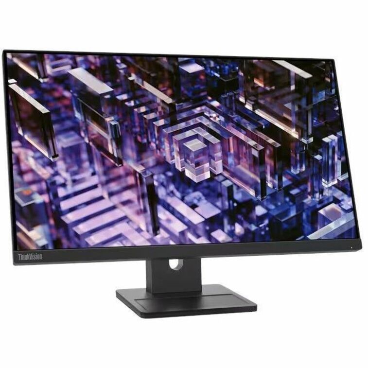 Lenovo ThinkVision E24q-30 24" Class WQHD LED Monitor - 16:9 - Raven Black — 63ECGAR2US