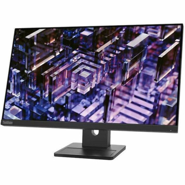 Lenovo ThinkVision E24q-30 24" Class WQHD LED Monitor - 16:9 - Raven Black — 63ECGAR2US